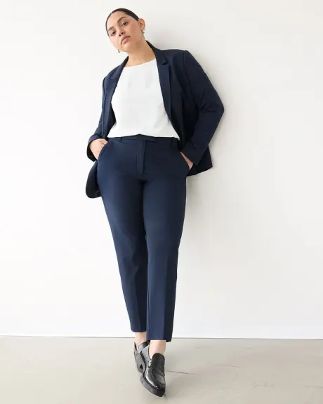 Pantalon à taille haute et jambe étroite - Le Stretch Classique - Coupe Courbes