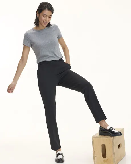 Straight-Leg High-Rise Pants - The Modern Stretch (R)