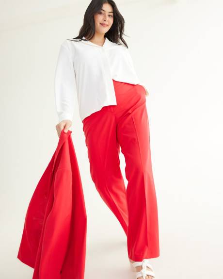 Pantalon à jambe droite et taille haute - L'Intemporelle - Long