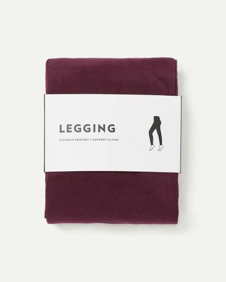 Legging en mélange de coton