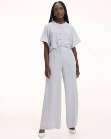 Wide-Leg High-Rise Pant