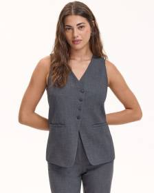 Long Sleeveless Vest