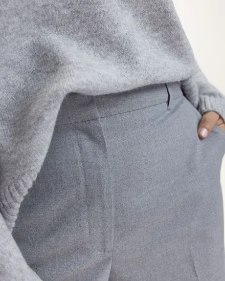 Pantalon à jambe large et taille haute - Petite