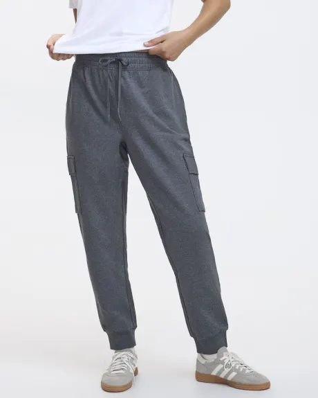 French Terry Jogger with Cargo Pockets - Hyba - Petite