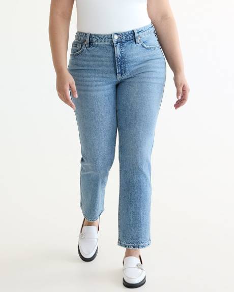 Straight-Leg Mid-Rise Jean - The Classic - Curvy Fit