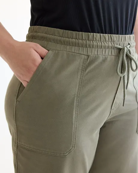 Pantalon jogger à taille haute