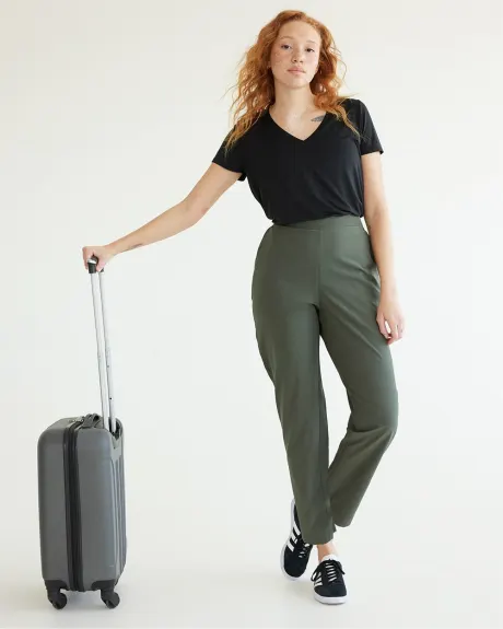 Pantalon à jambe étroite avec taille élastique - Hyba