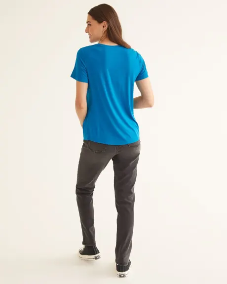 Short-Sleeve Crew-Neck Tee, R Essentials