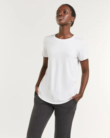 Short-Sleeve Crew-Neck Tee, Dry Lux Hyba Essentials