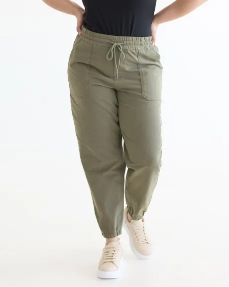 Pantalon jogger à taille haute - Petite