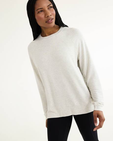 Long-Sleeve French Terry Sweatshirt - Hyba