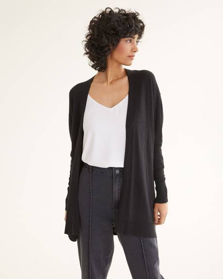 Long Open Cardigan, R Essentials