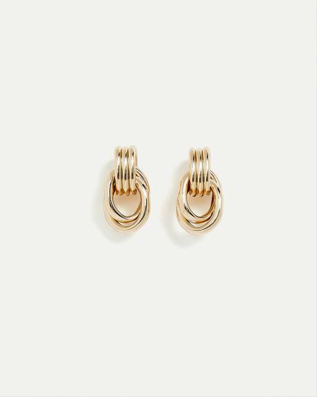 Intertwined Drop Earrings