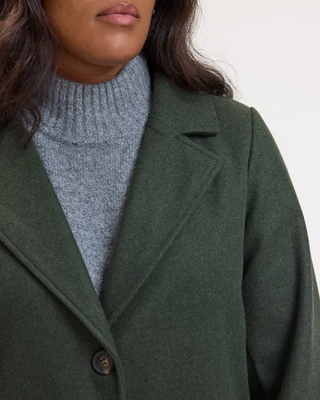 Manteau long à boutonnage double