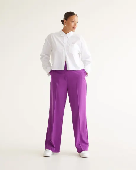 Straight-Leg High-Rise Pant - The Timeless