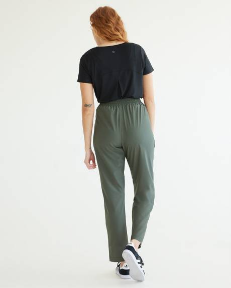 Slim-Leg Pant with Elastic Waistband - Hyba