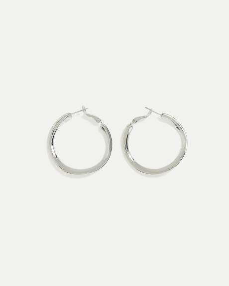 Large Flat Hoops