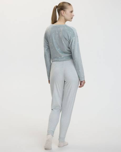 Velvet Jogger Pyjama Pant - R Line