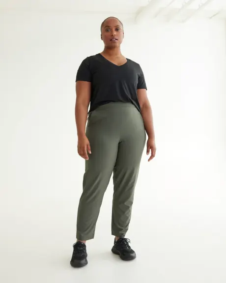 Pantalon à jambe étroite avec taille élastique - Hyba