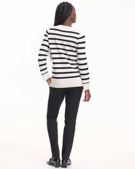 Long-Sleeve Crew-Neck Sweater