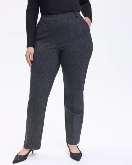 Pantalon à taille haute et jambe droite - Le Stretch Moderne (MD) - Long