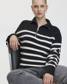 Long-Sleeve PlushSoft Half-Zip Mock-Neck Pullover