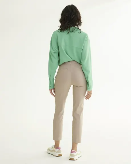 Slim-Leg High-Rise Ankle Pant - The Iconic (R) - Tall