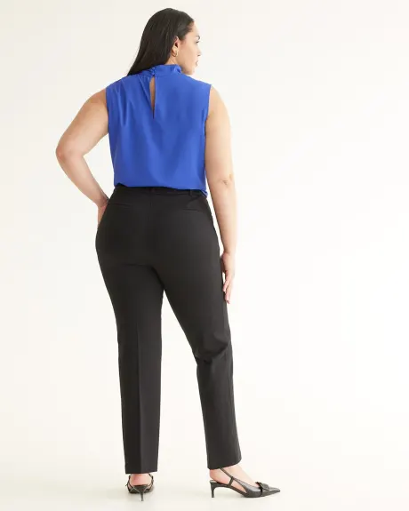 Pantalon taille haute et jambe droite - Le Stretch Moderne (MD)