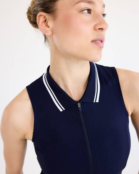 Cropped Sleeveless Polo - Hyba