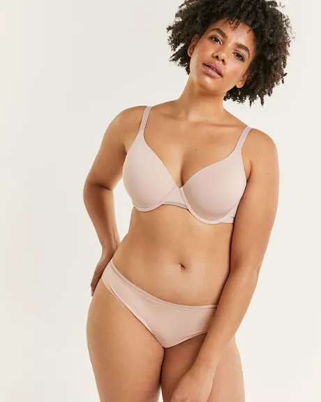 Culotte bikini en microfibres à mailles