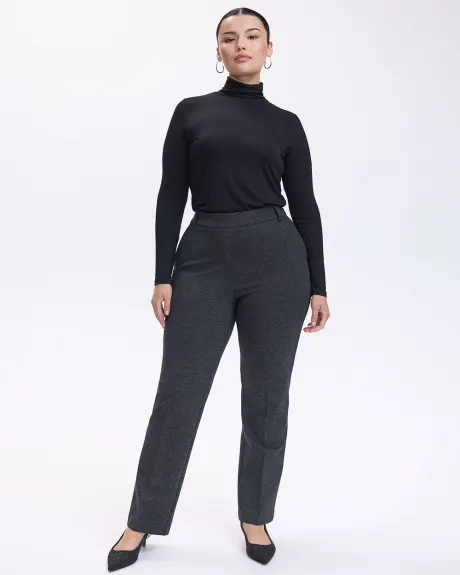 Pantalon à taille haute et jambe droite - Le Stretch Moderne (MD)