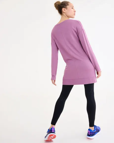 Long-Sleeve French Terry Tunic - Hyba