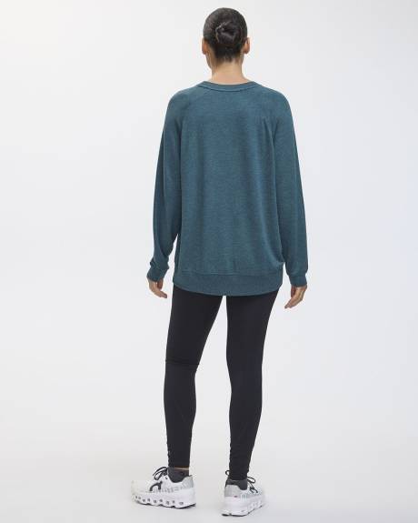 Long-Sleeve French Terry Sweatshirt - Hyba