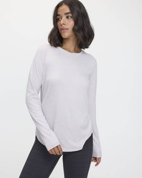 Long-Sleeve Crew-Neck Tee - Dry Lux Hyba Essentials