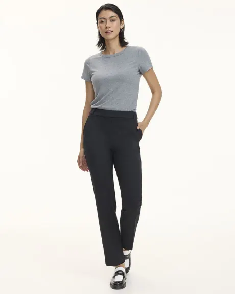 Pantalon taille haute et jambe droite - Le Stretch Moderne (MD) - Petite