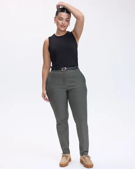 Slim-Leg High-Rise Pants - The Iconic (R)