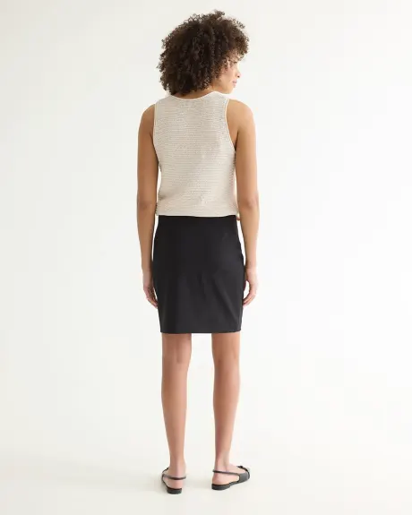 Straight Mini Skirt - The Timeless