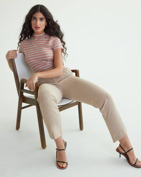 Super High-Rise Straight-Leg Ankle Pant - Petite