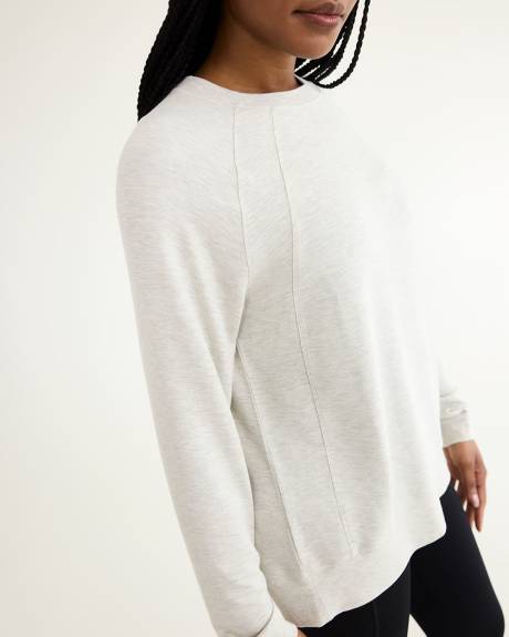 Long-Sleeve French Terry Sweatshirt - Hyba