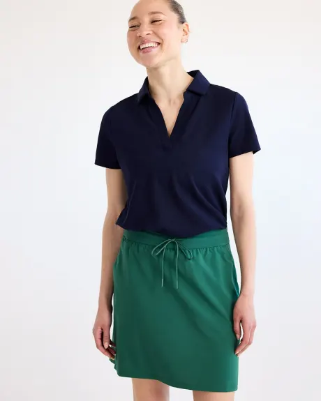 Jupe-short bimatière extensible - Hyba