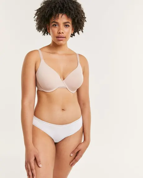 Culotte bikini en microfibres à mailles