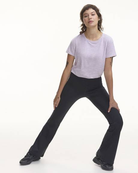 Pantalon legging Pulse à jambe évasée et taille haute - Hyba - Long