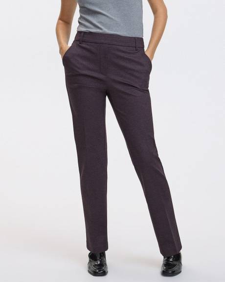 Pantalon à taille haute et jambe droite - Le Stretch Moderne (MD) - Long