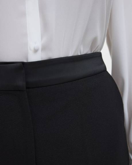 Tuxedo Straight-Leg High-Rise Pant