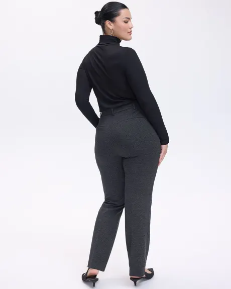 Straight-Leg High-Rise Pants - The Modern Stretch (R)