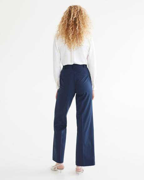 Pantalon à jambe droite et taille haute - L'Intemporelle - Petite