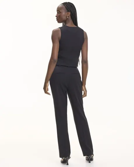 Straight-Leg High-Rise Pant - The Timeless