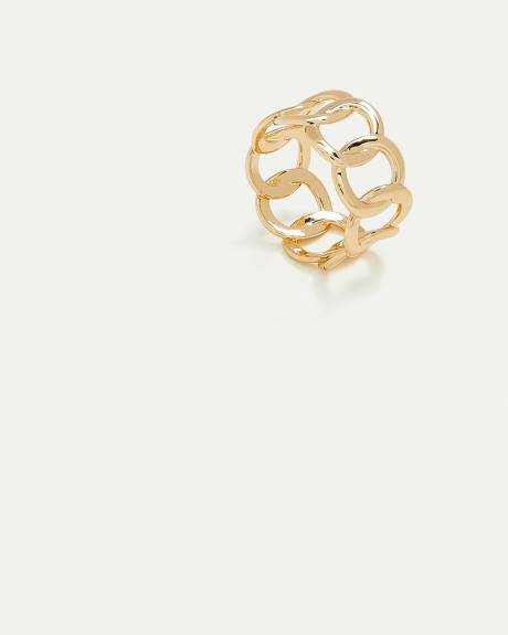 Intertwined Circles Ring