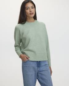 PlushSoft Long-Sleeve Crew-Neck Sweater