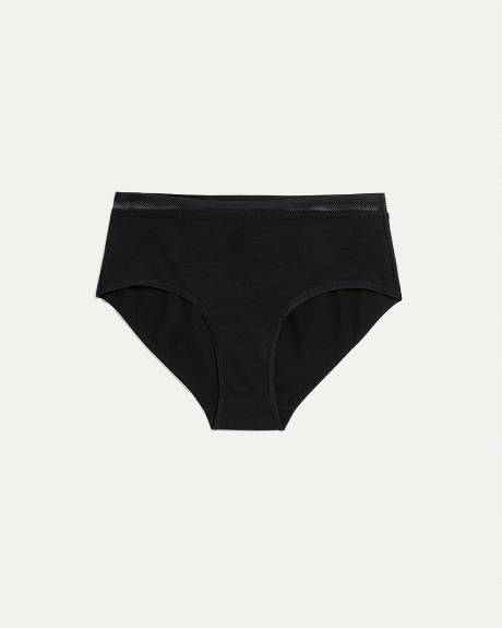 Culotte garçonne en coton avec taille en dentelle - R Line